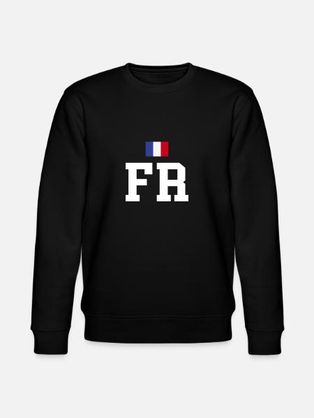 Drapeau FR France drapeau - Sweat bio CHANGER Stanley/Stella Unisexe - noir