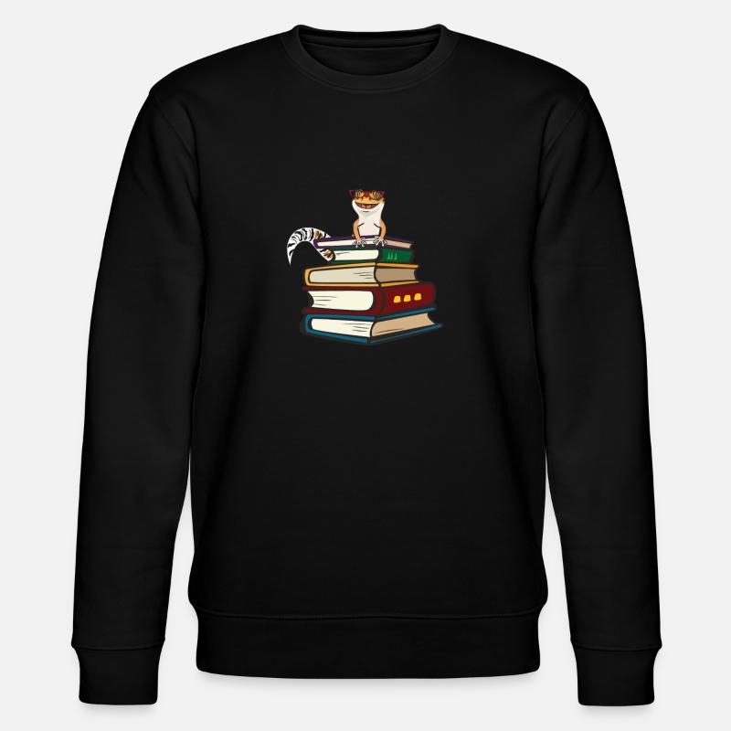 Leopardgecko - Stanley/Stella Unisex Bio-Sweatshirt CHANGER  - Schwarz