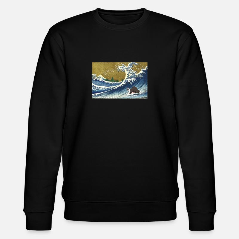 Frettchen - Stanley/Stella Unisex Bio-Sweatshirt CHANGER  - Schwarz