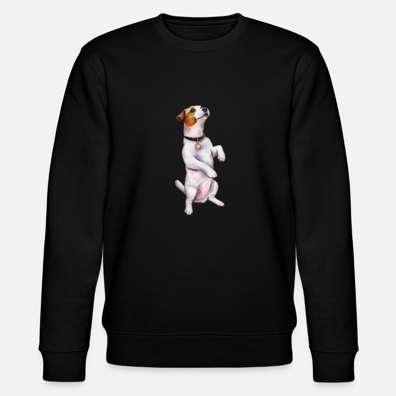 Jack Russell - Stanley/Stella Unisex Bio-Sweatshirt CHANGER  - Schwarz