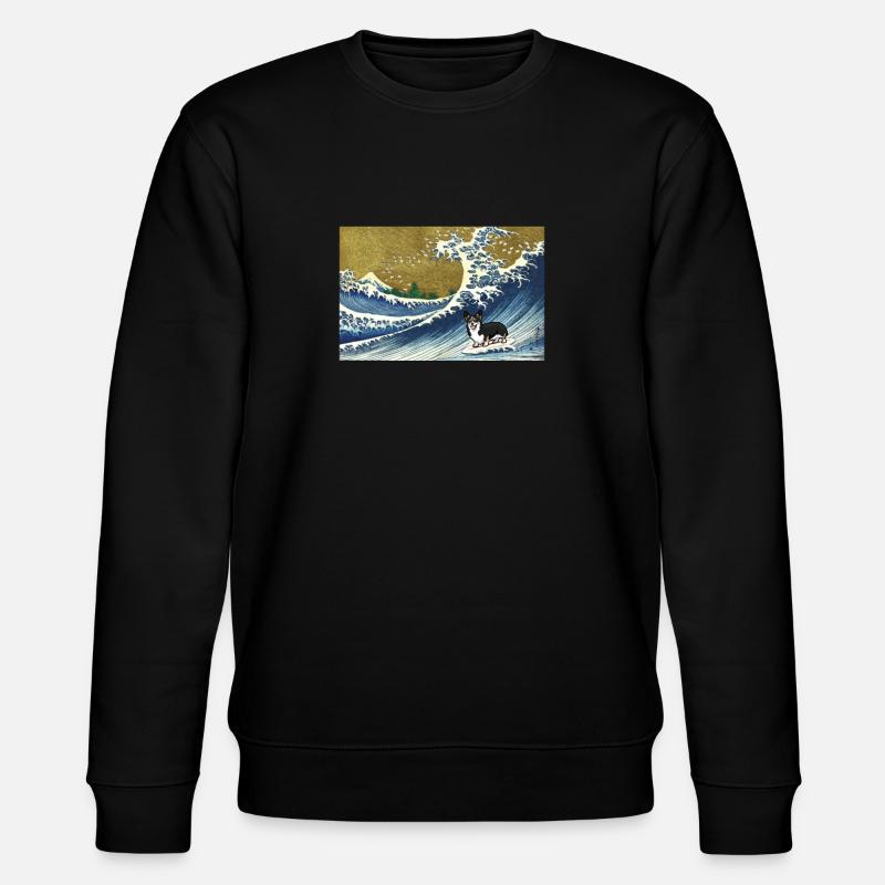 Corgi - Stanley/Stella CHANGER Unisex Organic Sweatshirt - black