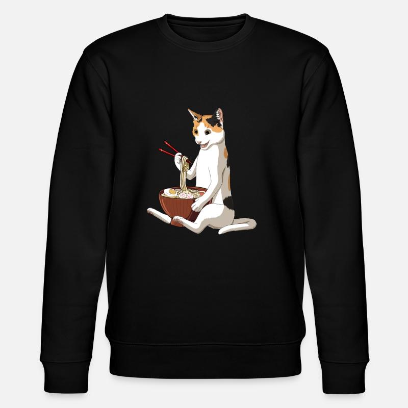 Pizza - Stanley/Stella Unisex Bio-Sweatshirt CHANGER  - Schwarz