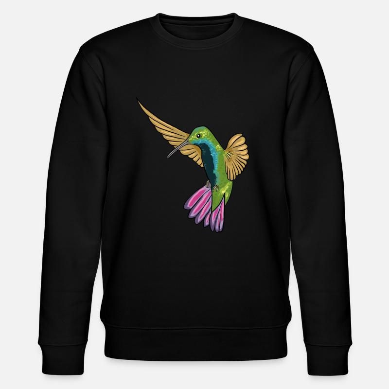 Kolibri - Stanley/Stella Unisex Bio-Sweatshirt CHANGER  - Schwarz