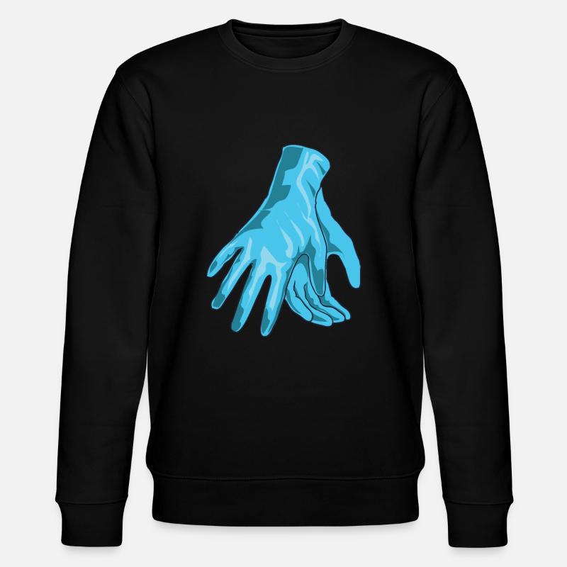 Médecin de chirurgie des gants - Sweat bio CHANGER Stanley/Stella Unisexe - noir
