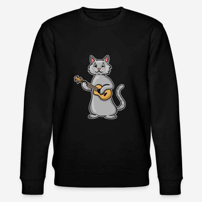 Chat d’Ukulele - Sweat bio CHANGER Stanley/Stella Unisexe - noir