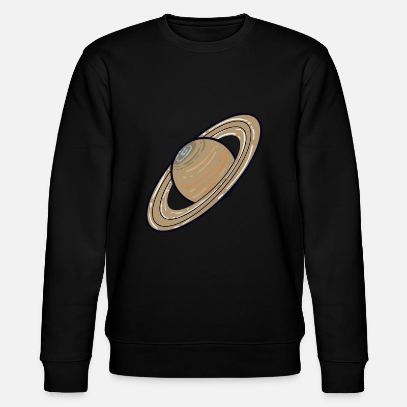 Planète du système solaire Saturne - Sweat bio CHANGER Stanley/Stella Unisexe - noir