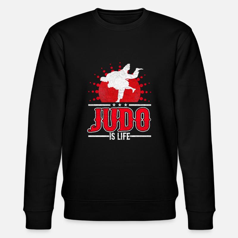 Judo - Stanley/Stella Unisex Bio-Sweatshirt CHANGER  - Schwarz