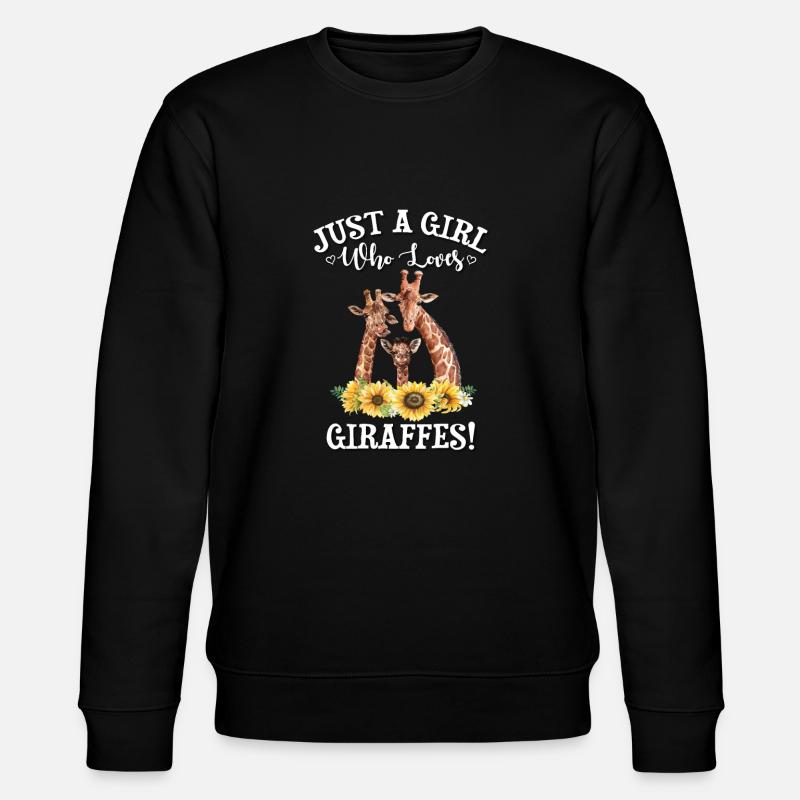 Giraffe - Stanley/Stella CHANGER Unisex Organic Sweatshirt - black