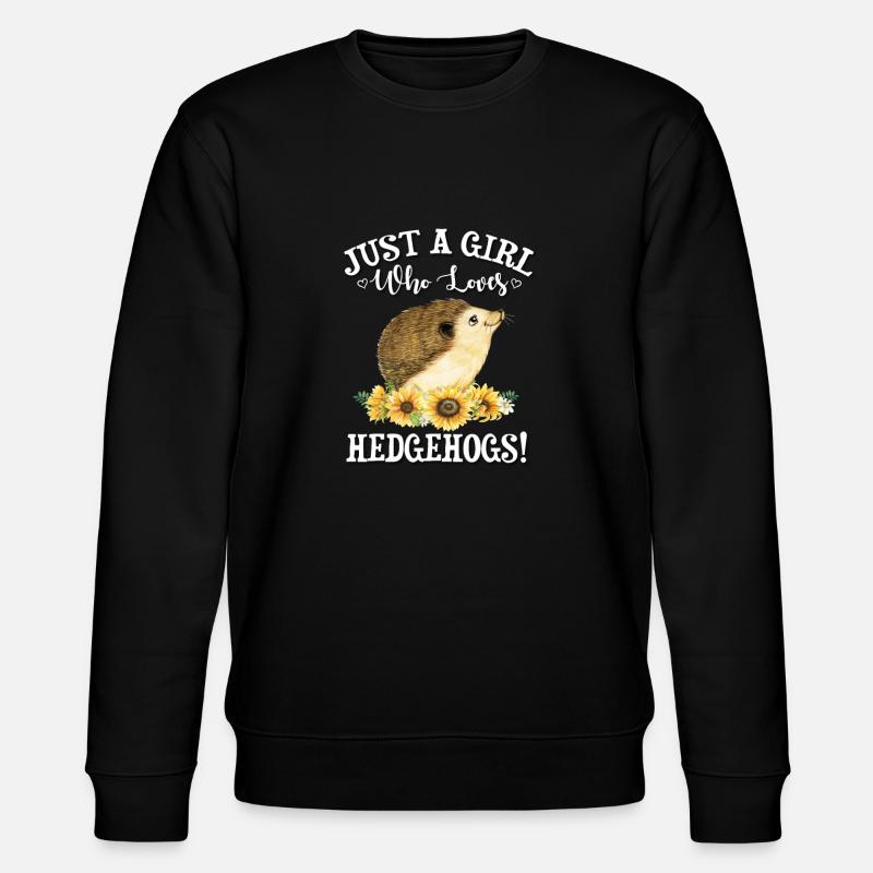 Hérisson - Sweat bio CHANGER Stanley/Stella Unisexe - noir