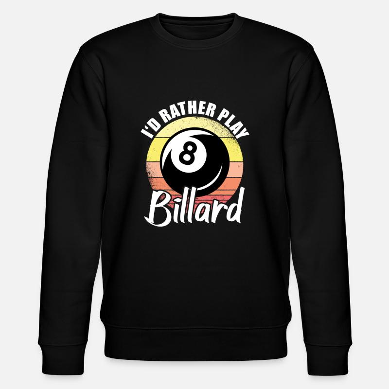 Billard 8 boules - Sweat bio CHANGER Stanley/Stella Unisexe - noir