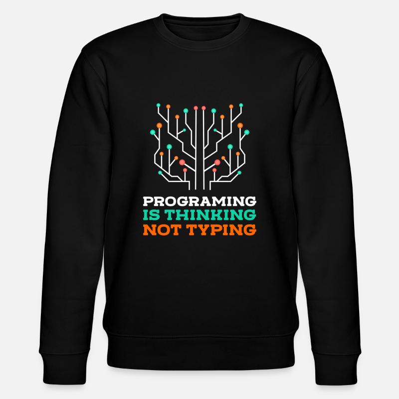 Programmierer Coder Nerd - Stanley/Stella Unisex Bio-Sweatshirt CHANGER  - Schwarz