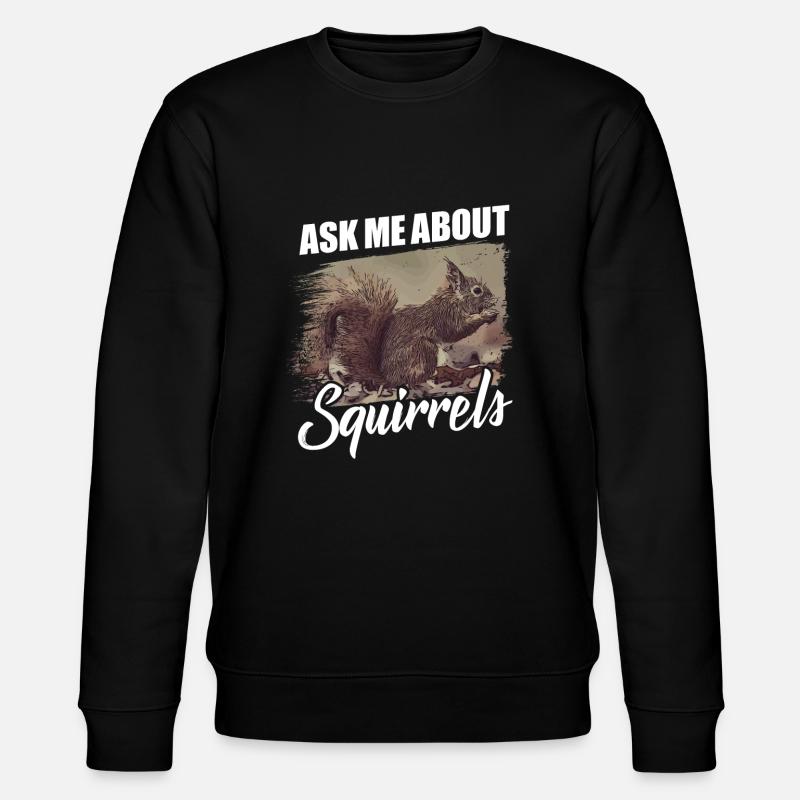 Squirrel - Stanley/Stella CHANGER Unisex Organic Sweatshirt - black