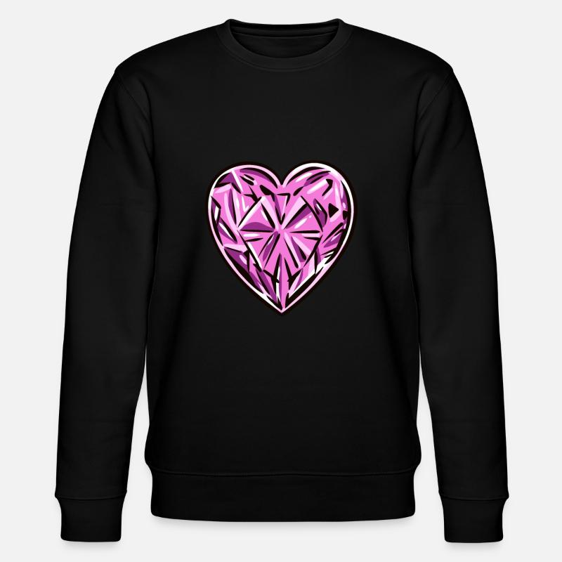 Diamant Edelstein - Stanley/Stella Unisex Bio-Sweatshirt CHANGER  - Schwarz