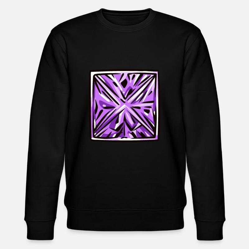 Diamond Gemstone - Stanley/Stella CHANGER Unisex Organic Sweatshirt - black