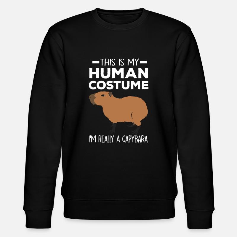 Capybara - Stanley/Stella CHANGER Unisex Organic Sweatshirt - black