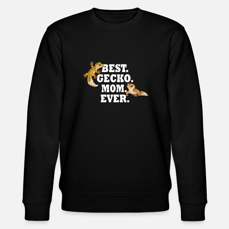 Leopardgecko - Stanley/Stella Unisex Bio-Sweatshirt CHANGER  - Schwarz