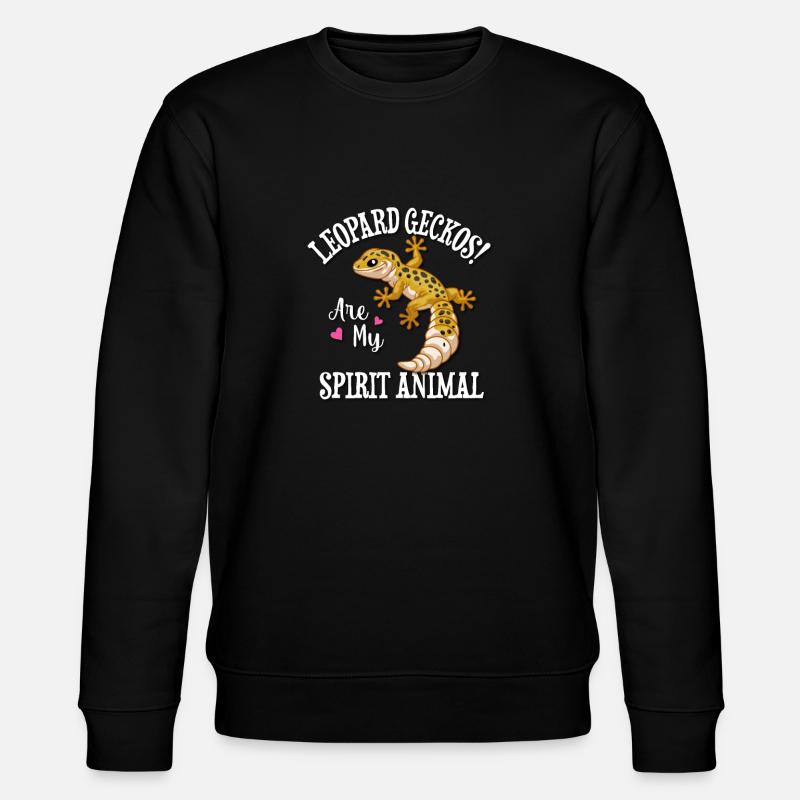 Leopard Gecko - Stanley/Stella CHANGER Unisex Organic Sweatshirt - black