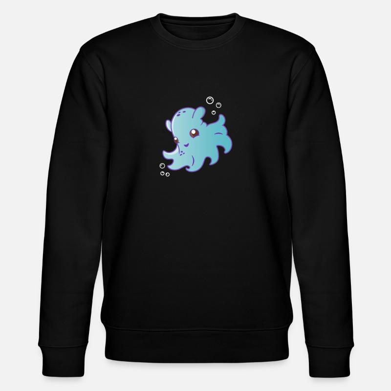 Dumbo Octopus - Stanley/Stella CHANGER Unisex Organic Sweatshirt - black