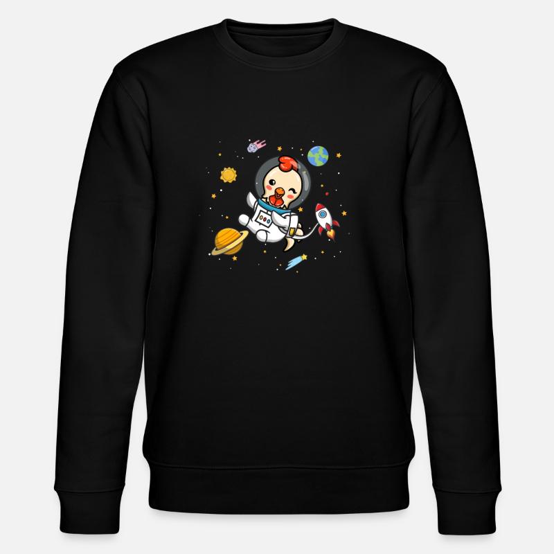Chicken - Stanley/Stella CHANGER Unisex Organic Sweatshirt - black