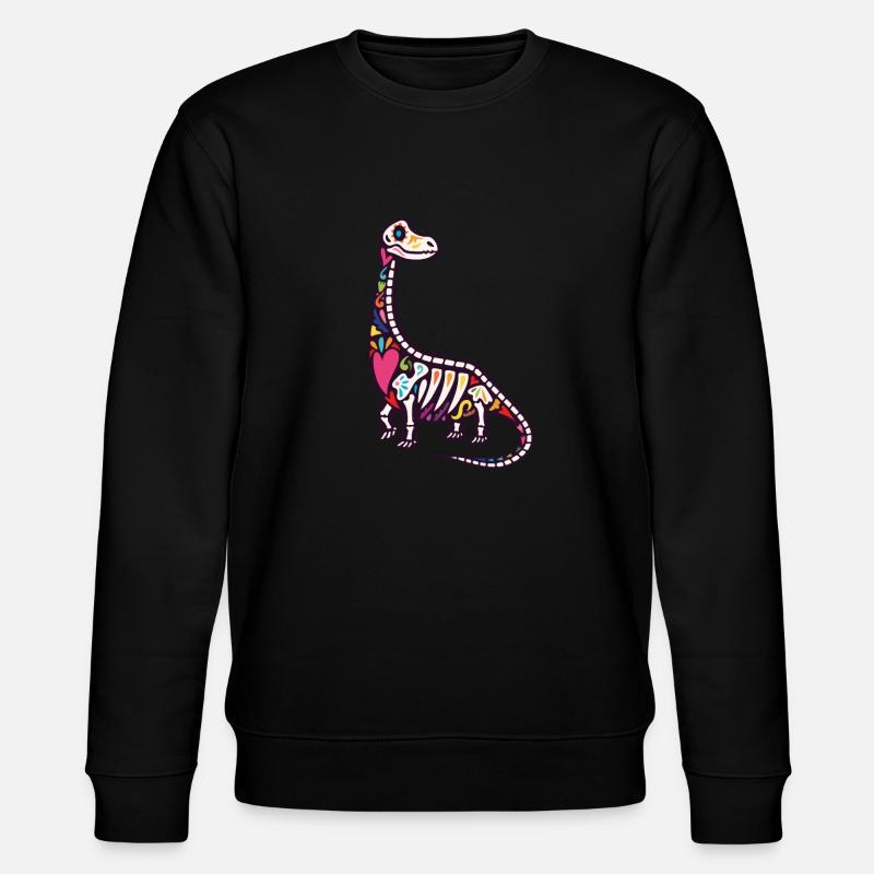 Brontosaurus - Stanley/Stella Unisex Bio-Sweatshirt CHANGER  - Schwarz