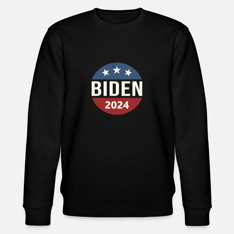 Biden 2024 - Stanley/Stella Unisex Bio-Sweatshirt CHANGER  - Schwarz