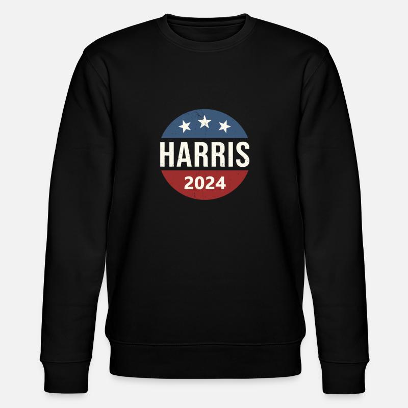 Kamala Harris 2024 - Stanley/Stella Unisex Bio-Sweatshirt CHANGER  - Schwarz