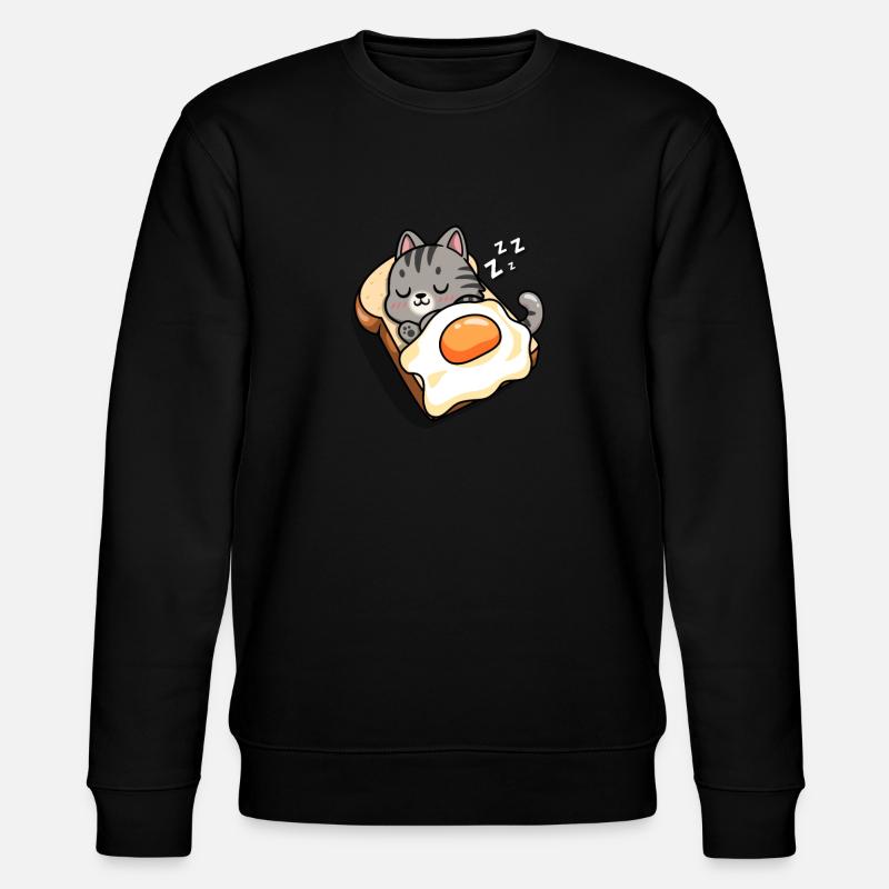 Chat tigré gris - Sweat bio CHANGER Stanley/Stella Unisexe - noir