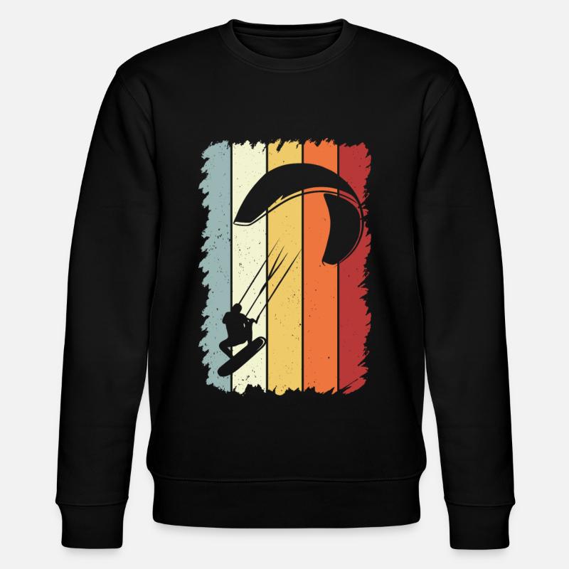 Kitesurfer Kitesurf Kitesurf - Sweat bio CHANGER Stanley/Stella Unisexe - noir