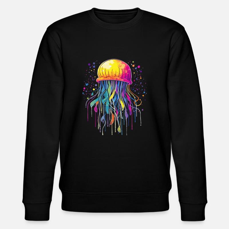 Méduse Qualle - Sweat bio CHANGER Stanley/Stella Unisexe - noir