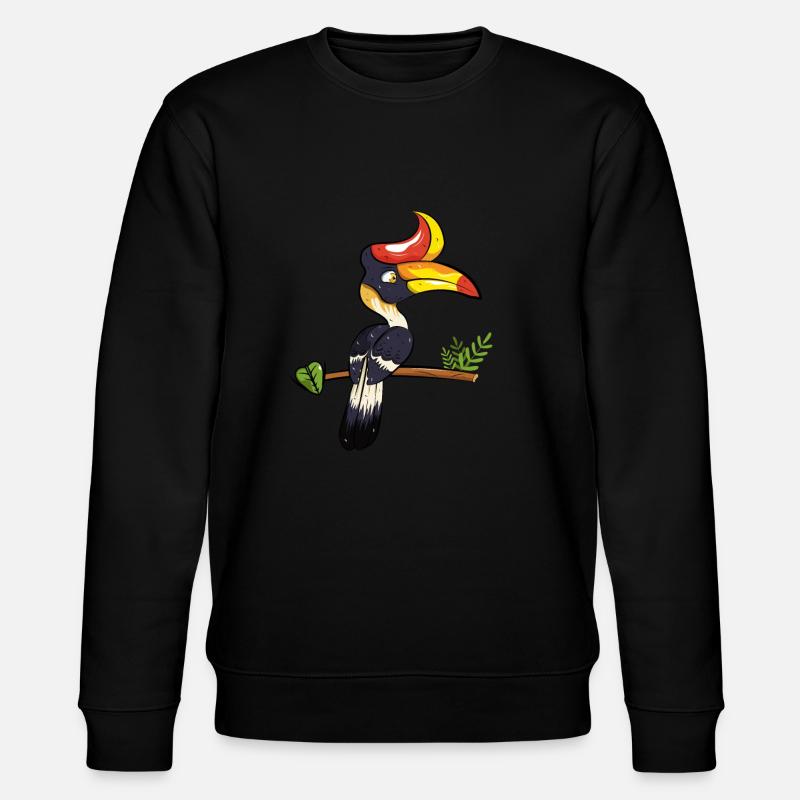 Hornbill - Stanley/Stella CHANGER Unisex Organic Sweatshirt - black