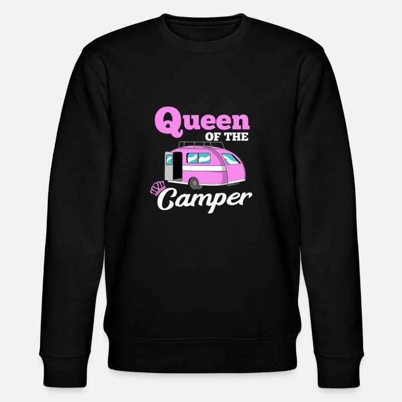 Queen Of The Camper - Stanley/Stella Unisex Bio-Sweatshirt CHANGER - Schwarz