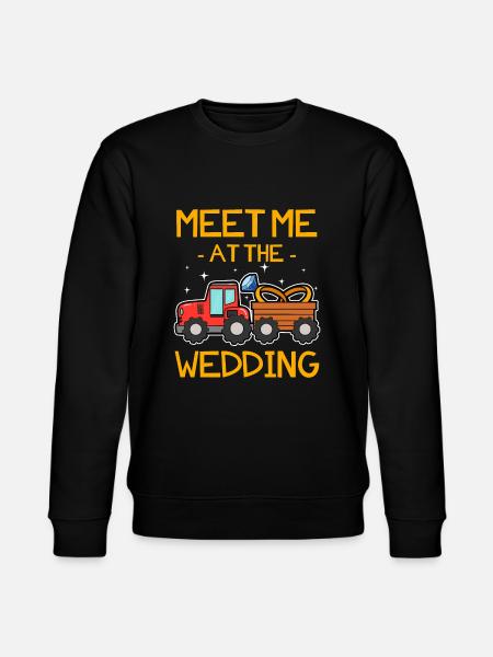 Meet Me At The Wedding - Stanley/Stella CHANGER Unisex Organic Sweatshirt - black