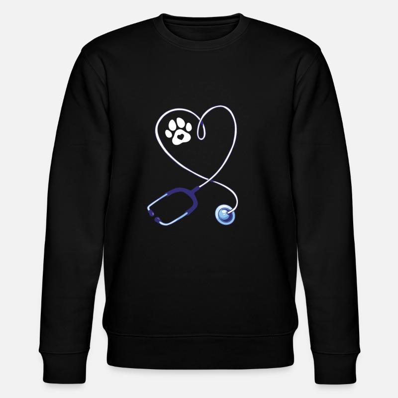 Stéthoscope Vet Tech - Sweat bio CHANGER Stanley/Stella Unisexe - noir