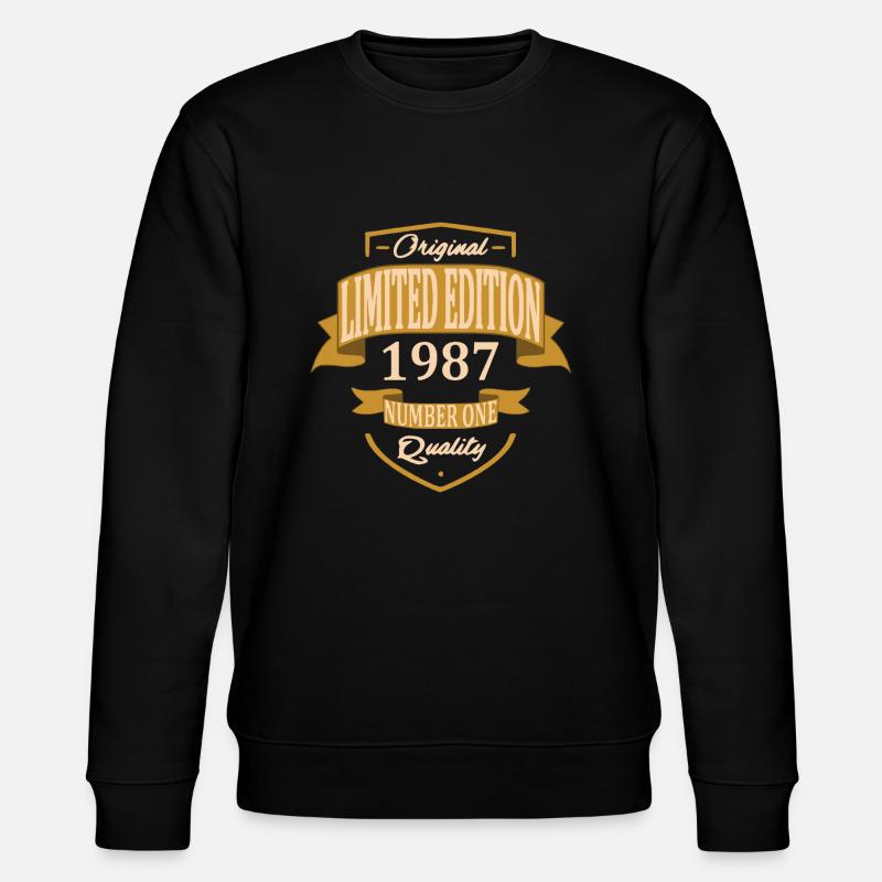 Limited Edition 1987 - Sweat bio CHANGER Stanley/Stella Unisexe - noir