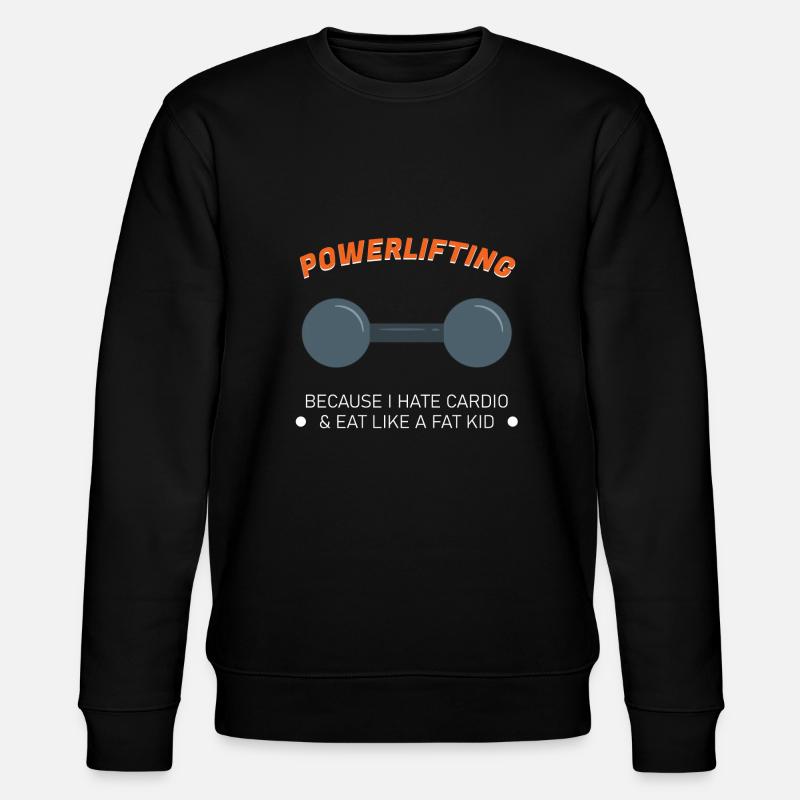 POWERLIFTING: Powerlifting Parce que - Sweat bio CHANGER Stanley/Stella Unisexe - noir