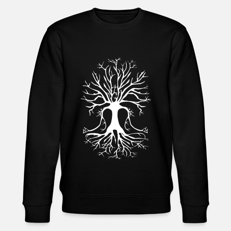 Meditation Tree - Stanley/Stella CHANGER Unisex Organic Sweatshirt - black
