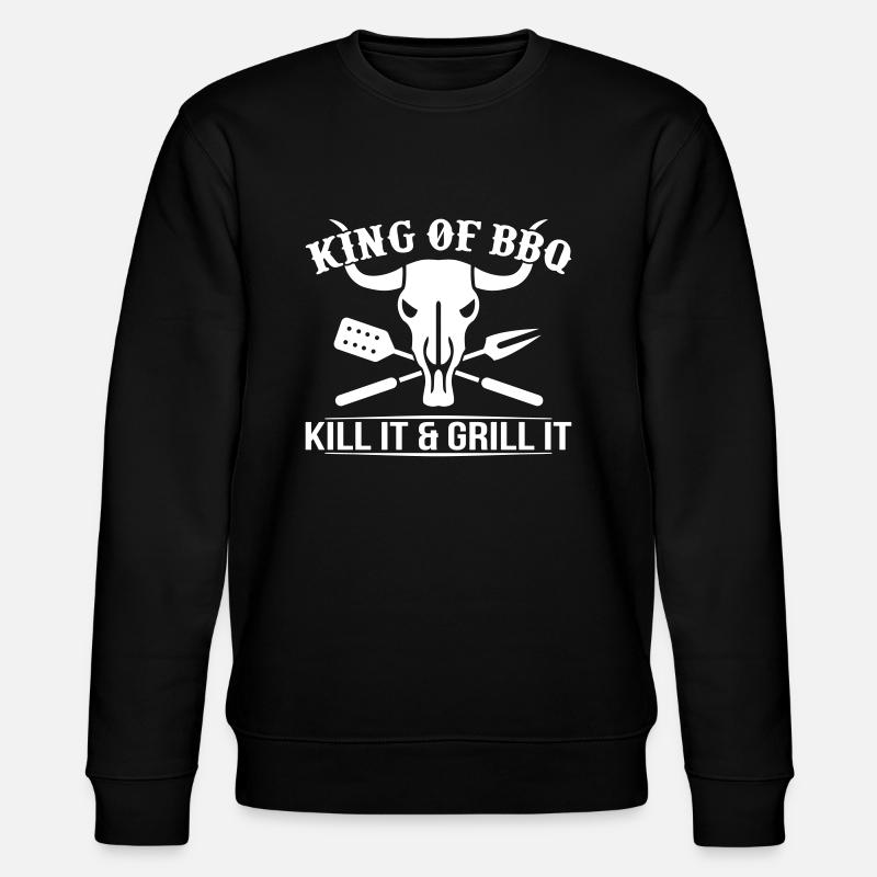 Roi de BBQ - grill - Sweat bio CHANGER Stanley/Stella Unisexe - noir