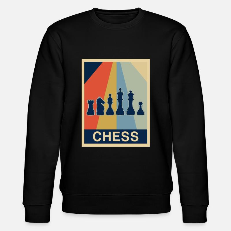 chess - Stanley/Stella CHANGER Unisex Organic Sweatshirt - black