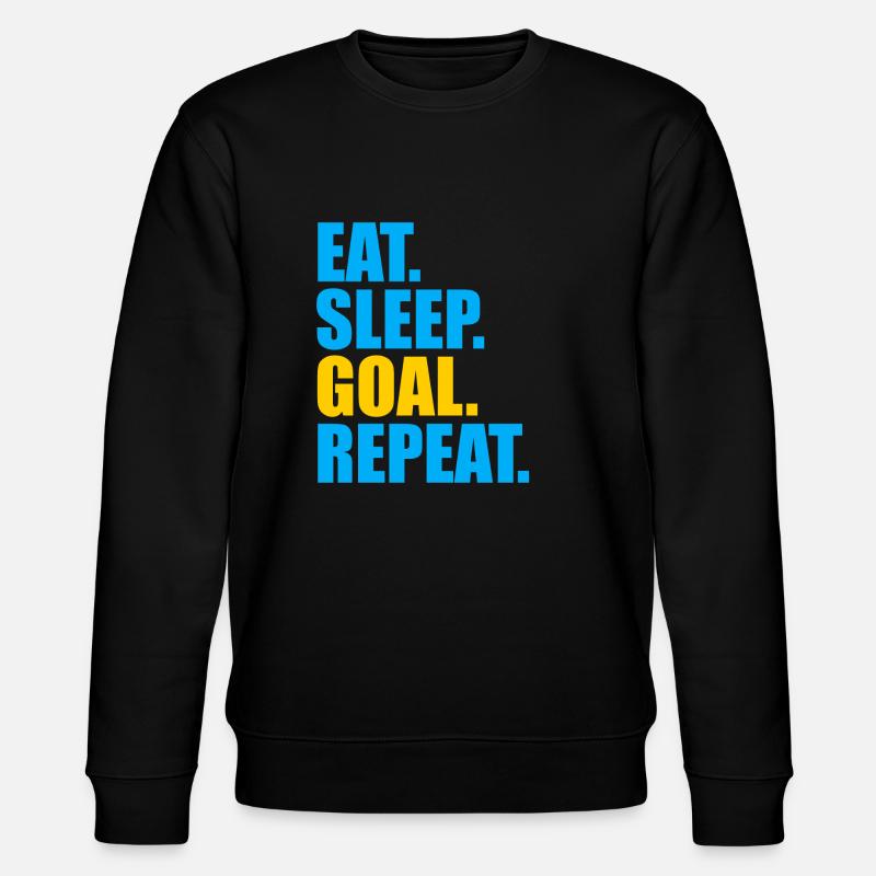 Fußball - Stanley/Stella Unisex Bio-Sweatshirt CHANGER  - Schwarz