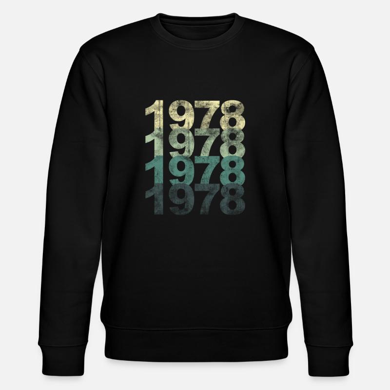 1978 - Stanley/Stella Unisex Bio-Sweatshirt CHANGER  - Schwarz