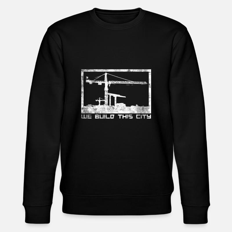 Construire la ville - Sweat bio CHANGER Stanley/Stella Unisexe - noir