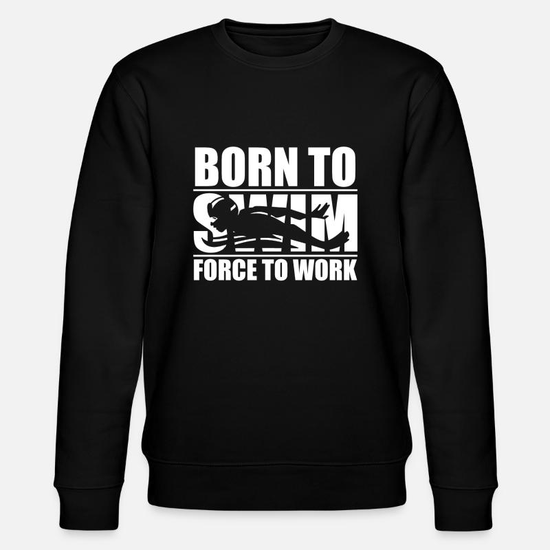 swim - Stanley/Stella CHANGER Unisex Organic Sweatshirt - black