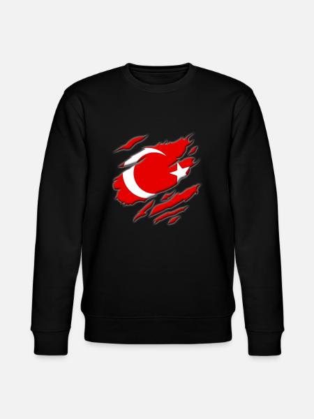 Türkei - Stanley/Stella Unisex Bio-Sweatshirt CHANGER  - Schwarz