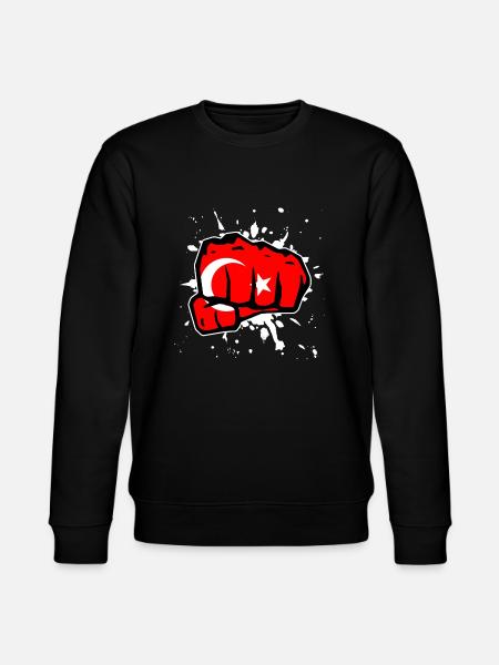 Turkey fist - Stanley/Stella CHANGER Unisex Organic Sweatshirt - black