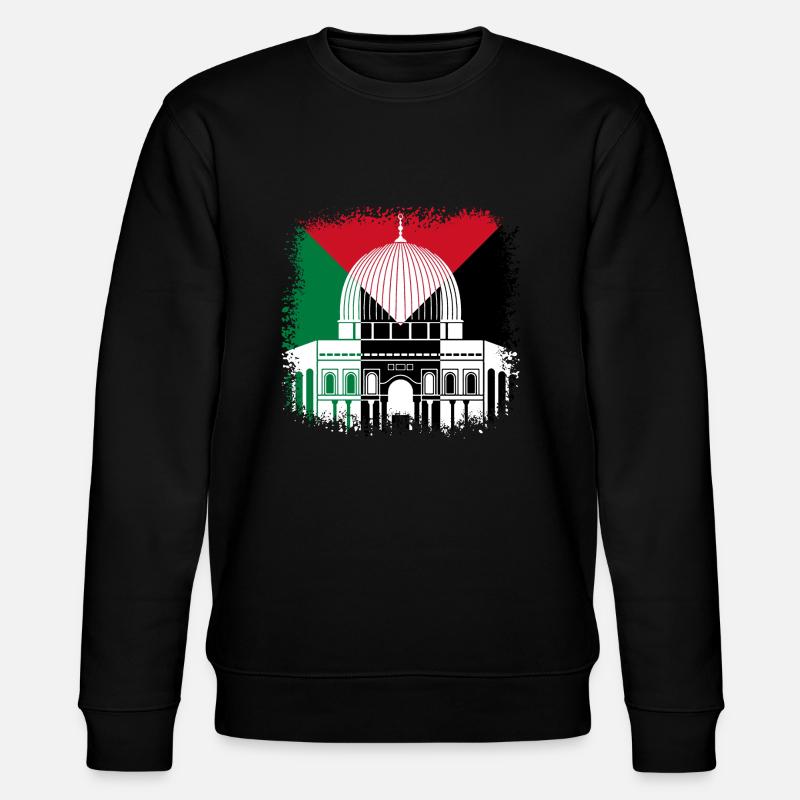 Palestina Moschee - Stanley/Stella Unisex Bio-Sweatshirt CHANGER - Schwarz