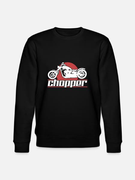 Motorcycle choppers - Stanley/Stella CHANGER Unisex Organic Sweatshirt - black