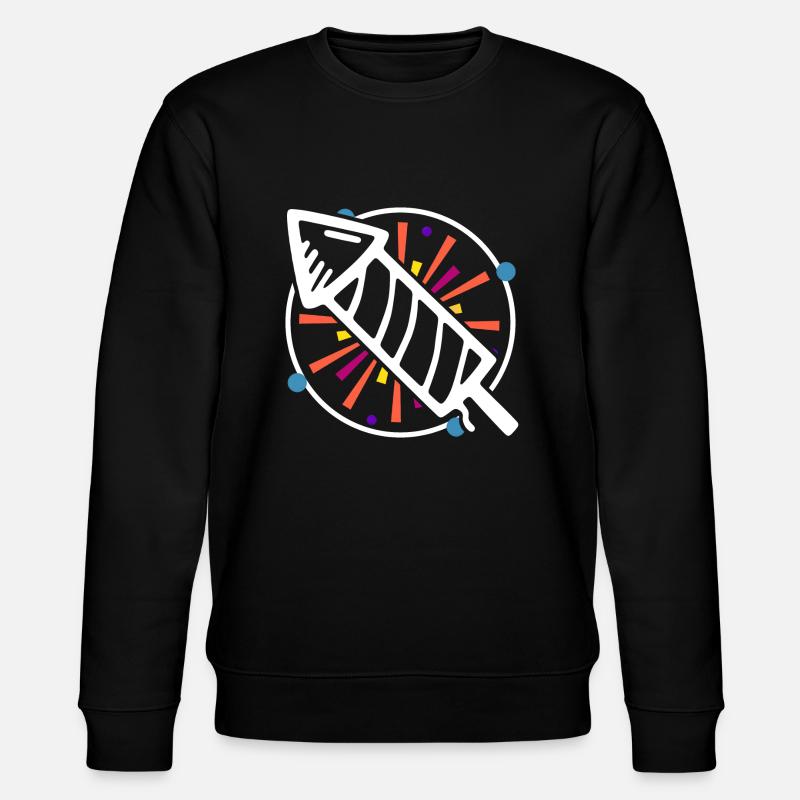 Fusée du nouvel an - Sweat bio CHANGER Stanley/Stella Unisexe - noir
