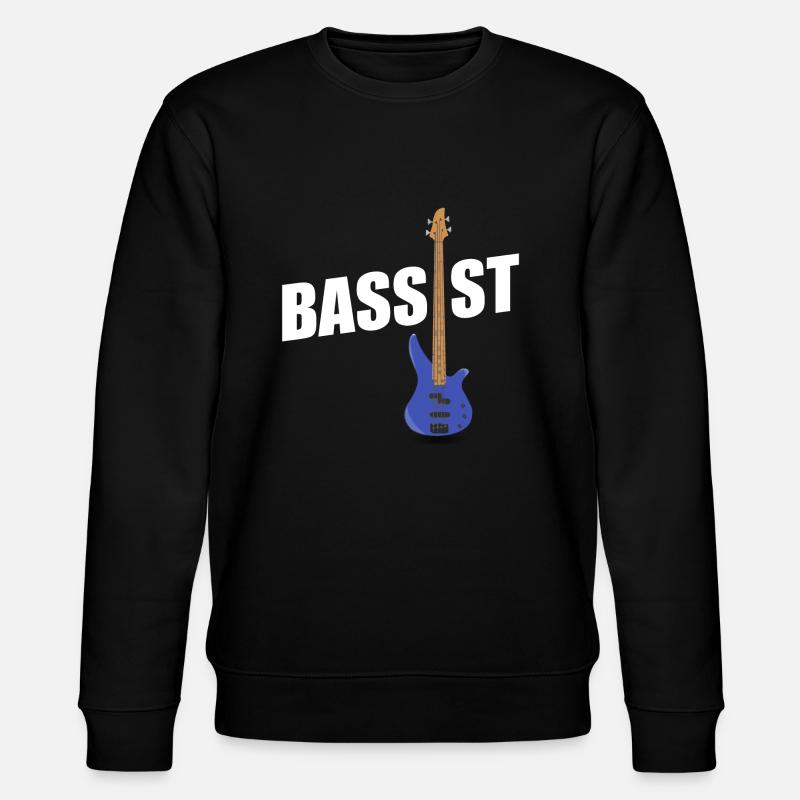 bass player - Stanley/Stella CHANGER Unisex Organic Sweatshirt - black