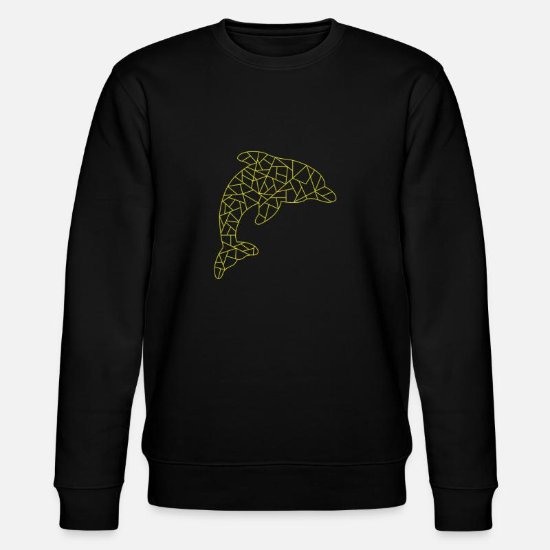 Delfin - Stanley/Stella Unisex Bio-Sweatshirt CHANGER  - Schwarz