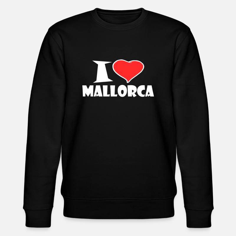 Mallorca - Stanley/Stella Unisex Bio-Sweatshirt CHANGER  - Schwarz